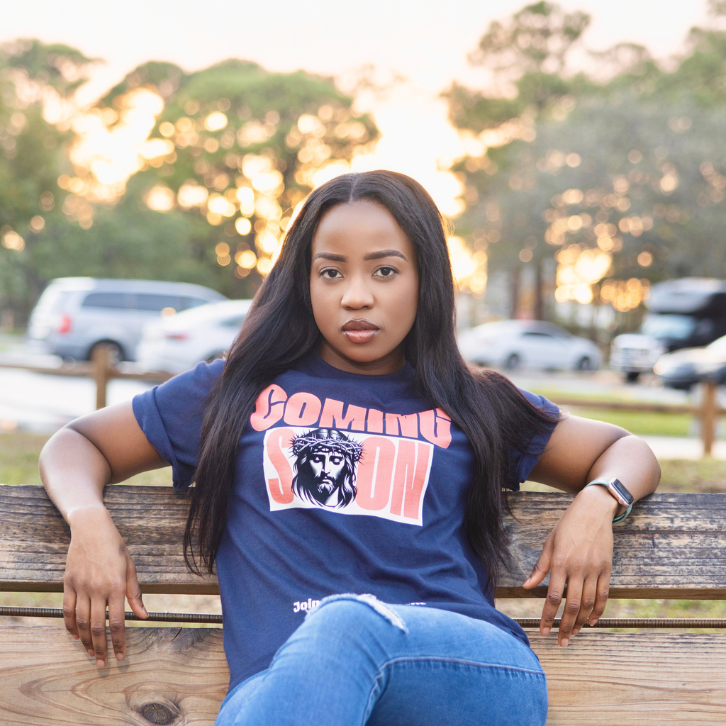 Jesus Coming soon, Heavyweight Unisex Crewneck T-shirt | Gildan® 5000
