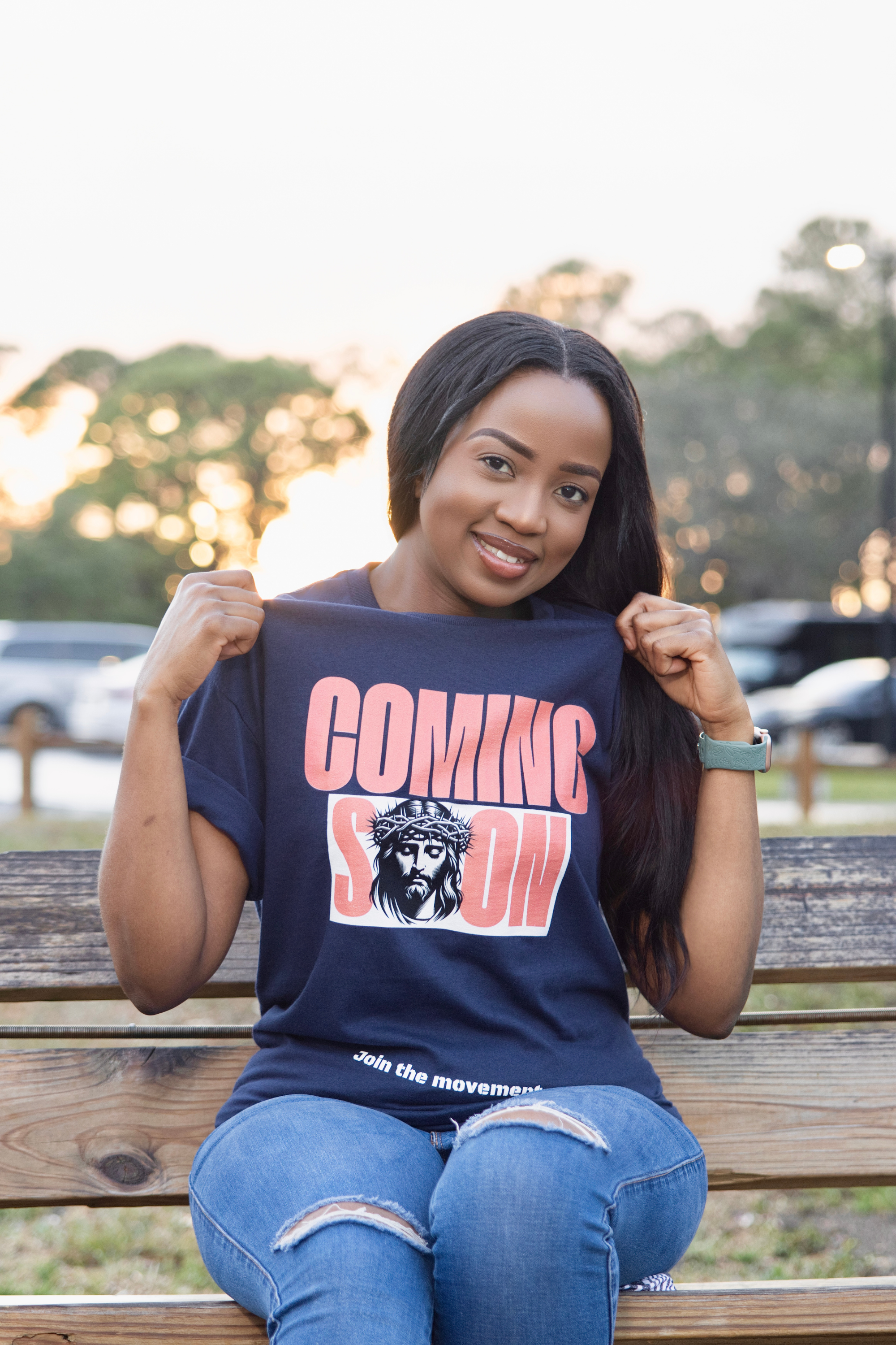 Jesus Coming soon, Heavyweight Unisex Crewneck T-shirt | Gildan® 5000